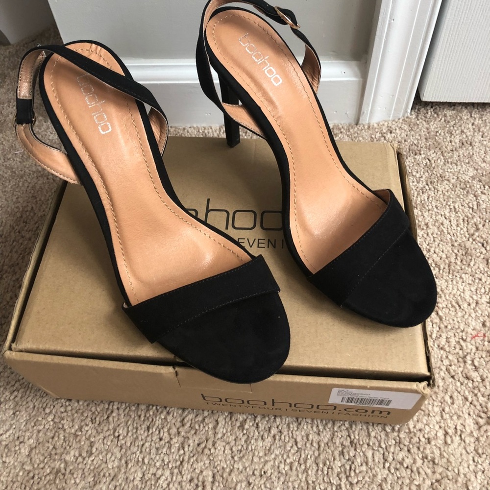 Open Toe Sling Back Heels